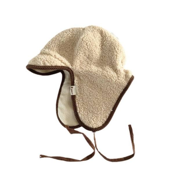 Cap Fluffig pälsmössa KAFFE coffee