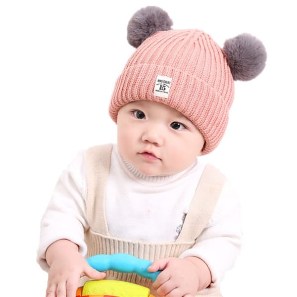 Strikkede huer Beanie Cap GRÅ grey
