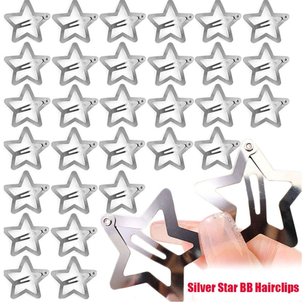 Star BB Hairclips Lasten hiusneulat 50 kpl 50 kpl 50pcs