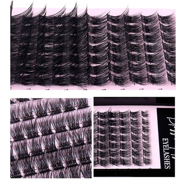 DIY Eye Extension Single Cluster False Eyelashes Poding False