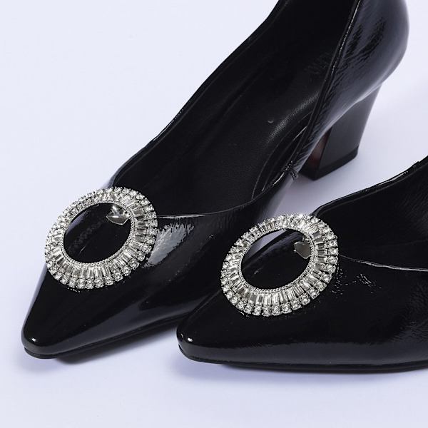 2 stk Skoklemme skinnende dekorative klips STYLE 2 STYLE 2 Style 2