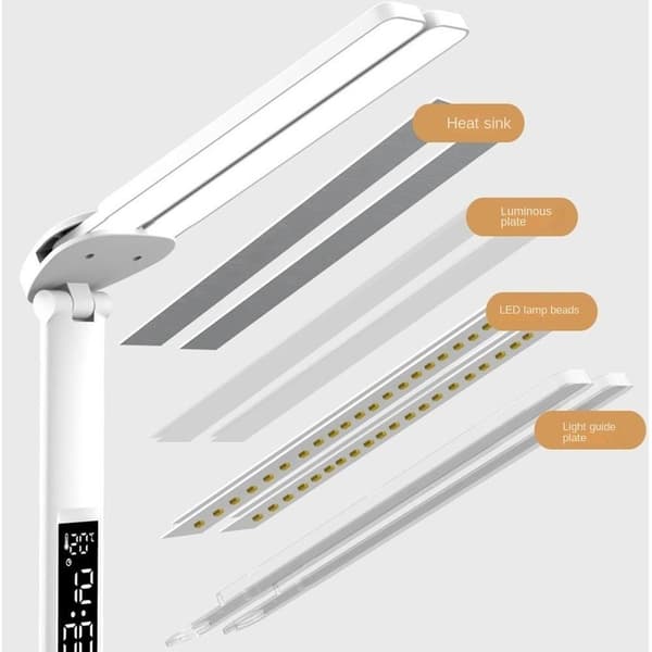 Double Head Skrivebordslampe Touch Bordlampe DOBLE HODE DOBLE HODE double heads