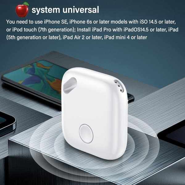 Tag Tracker Key Finder HVIT white