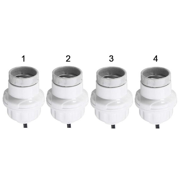 1kpl Keramiikka Lampun kanta Lampun jalustan pidike EU PLUG EU PLUG EU Plug