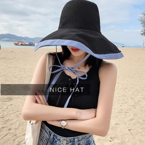 Solbeskyttelseshat Bøllehat SORT black