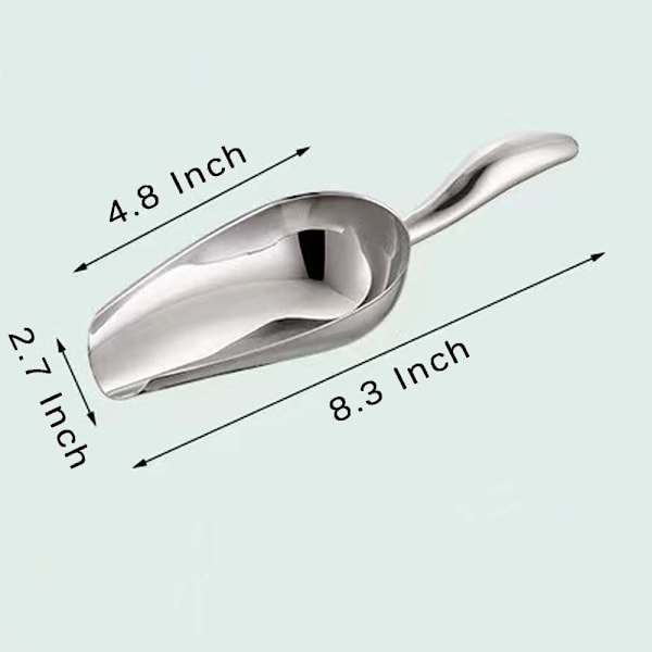 Metal Ice Scoop Vev Ice Shovel Förtjockning Ice Shovel