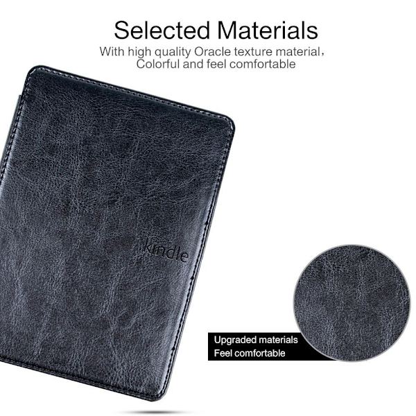 6,8 tommer Smart Case E-Reader Folio Cover RØD Red