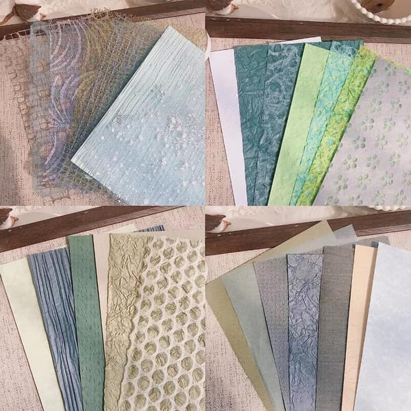 30 st Paper Craft texturerat papper Morandi
