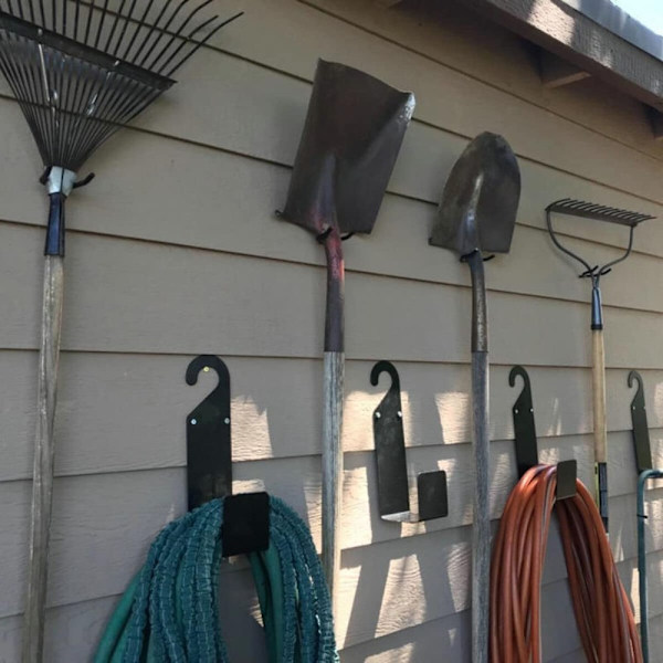 10-pack Utility-krokar för inskruvning för garageförvaring 4"