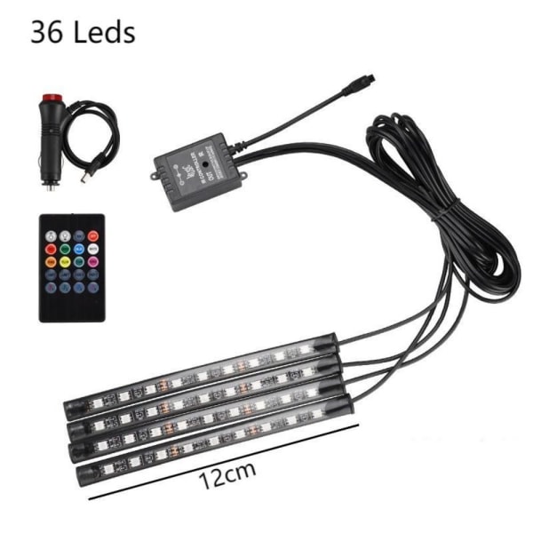 Neon Light Foot Strip Light Kit 36LED REMOTE CIG 36LED REMOTE 36LED Remote Cig