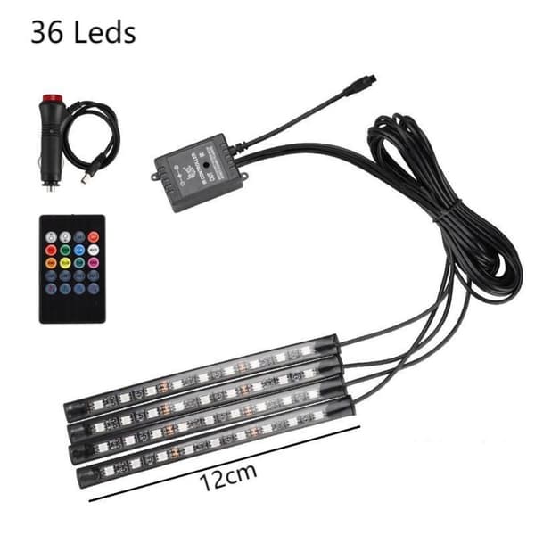 Neon Light Foot Strip Light Kit 48LED REMOTE CIG 48LED REMOTE 48LED Remote Cig
