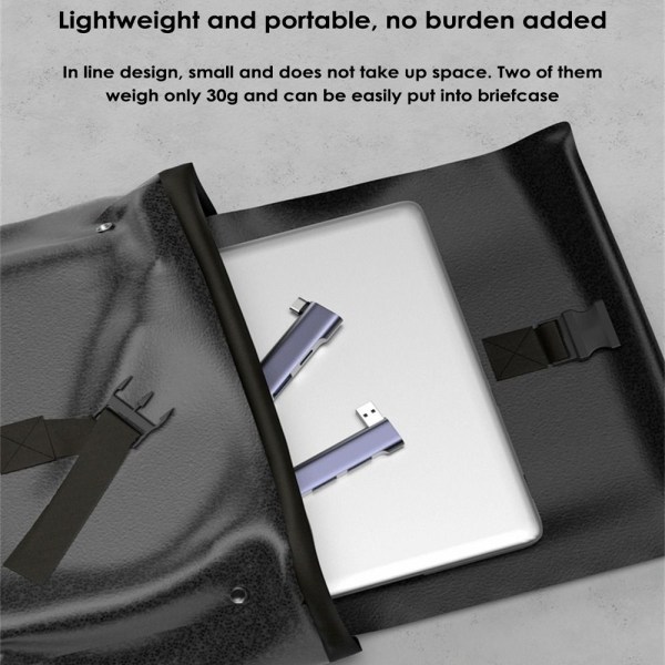 4 IN 1 USB-C HUB Universal USB 3.0 -telakointiasema