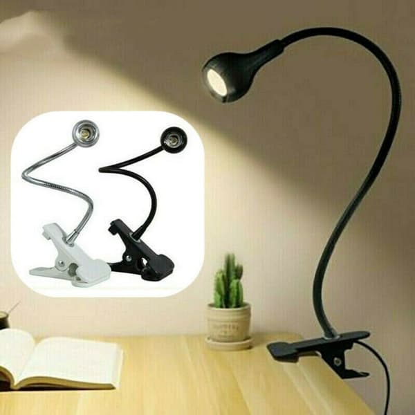 Lese-LED-lys Lysende lampe SVART（HVIT LYS） SORT（HVIT Black（white light）