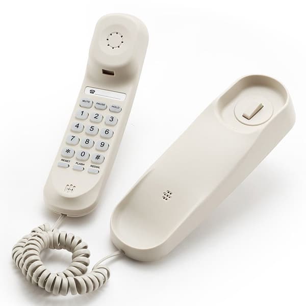 Fastnettelefoner med ledning SORT black