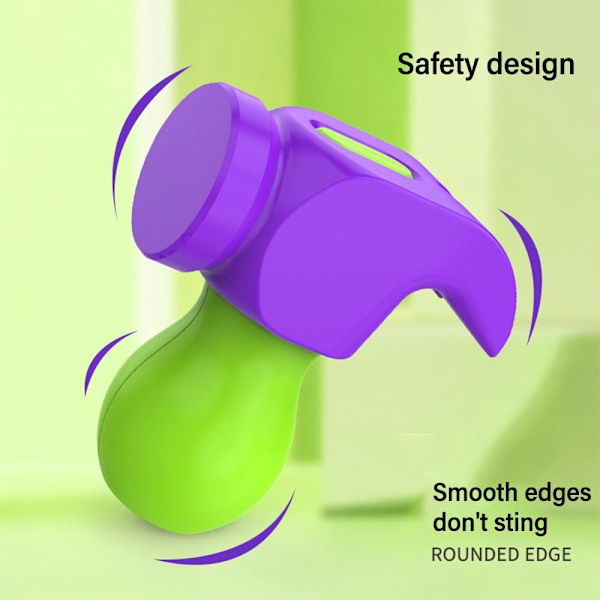 5ST Gravity Carrot Toy Dekompressionsleksak 02-LILA&GRÖN 02-Purple&Green