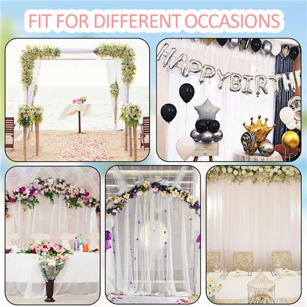 Gardin Voile SORT black