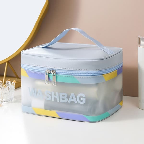 PVC Tasker Travel Organizer BLÅ blue