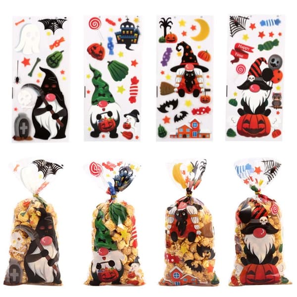 50st Halloween Godispåsar Godiskakor Påse Pack Presentpåsar