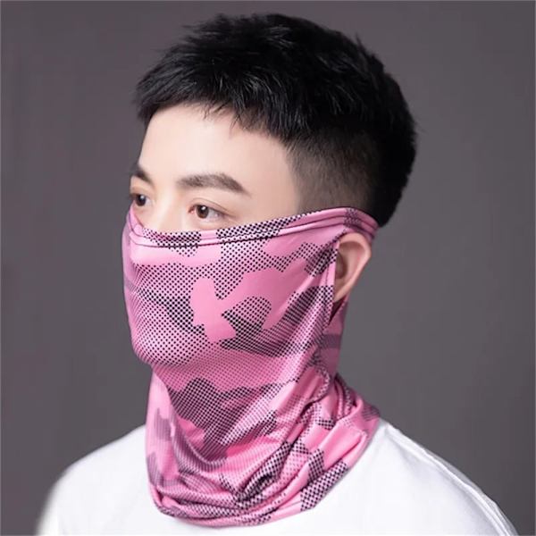Fiske Sport Halvmaske Riding Løpeskjerf ROSA HENGEØRE Pink Hanging Ear-Hanging Ear