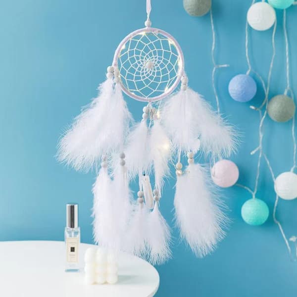 Wind Chimes Art Chimes HVIT INGEN LYS INGEN LYS white No light-No light