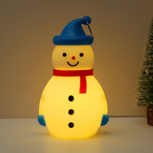 Jouluiset LED-riippuvalot lumiukkovalot SINISET blue