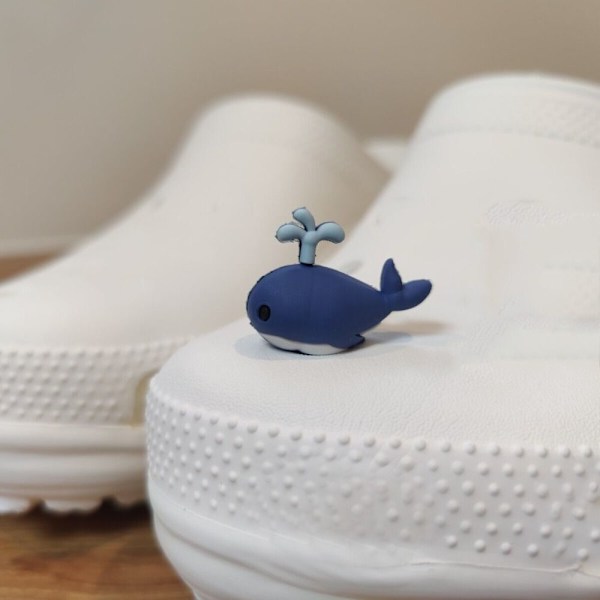 5 ST Skor Spänne Clip Sko Dekoration Clips SHARK HEAD SHARK shark head
