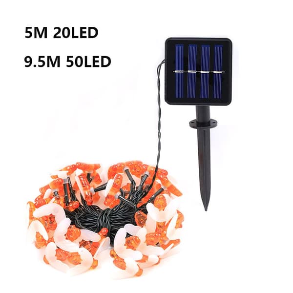 Solcellsdriven Söt Honungsbi LED Ljusslinga