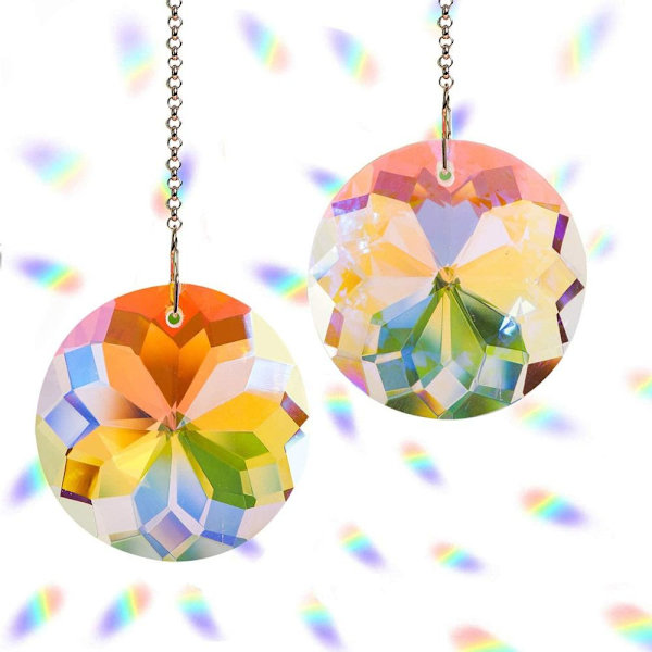 Sun Catcher Rainbow Prism Ball LÄPINÄKYVÄ LÄPINÄKYVÄ Transparent