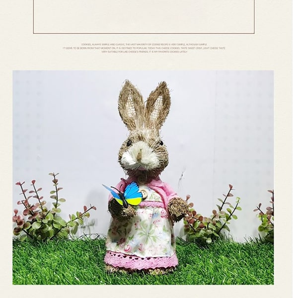 Straw Rabbit Utsökta handpresenter TYP D TYPE D Type D