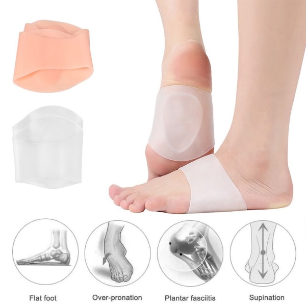 Flatfot orthotics Pad Smertelindring WHITE L40-45 L40-45 White L40-45-L40-45