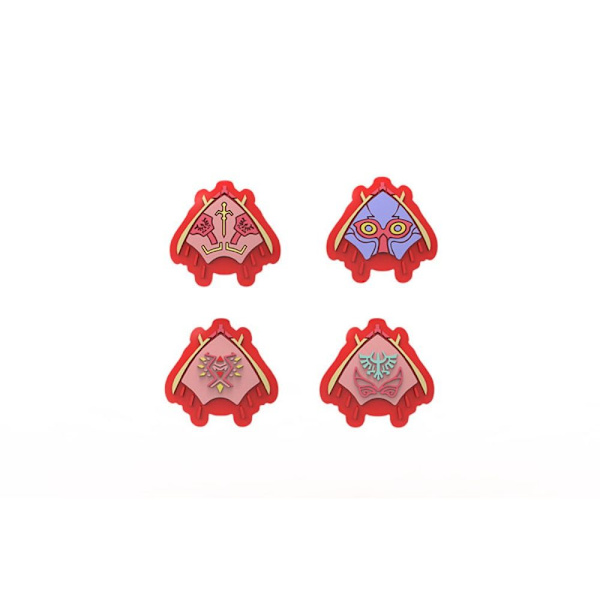 4 stk Rocker Caps Joystick Deksel RØD Red