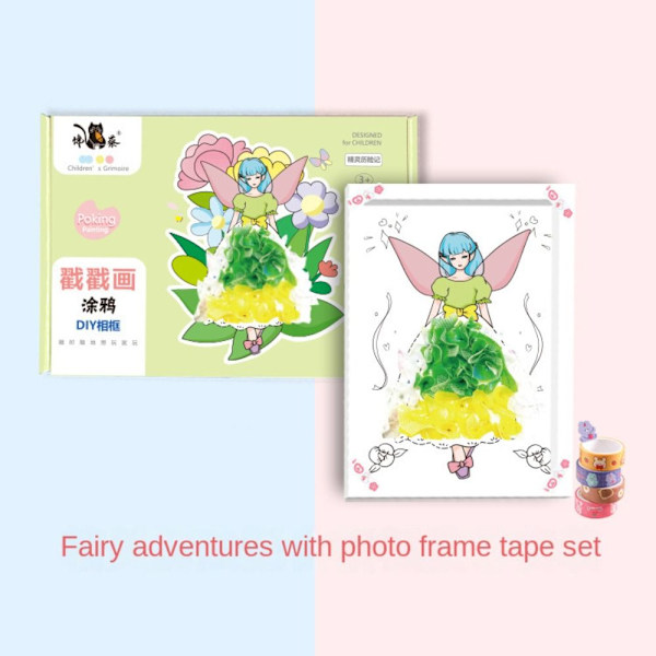 Poke Art DIY Legetøj Pædagogisk Poke Painting SET 4 SET 4 Set 4