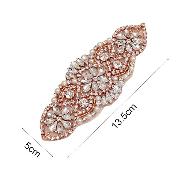 Crystal Decor tekojalokivi applikaatio GOLD gold