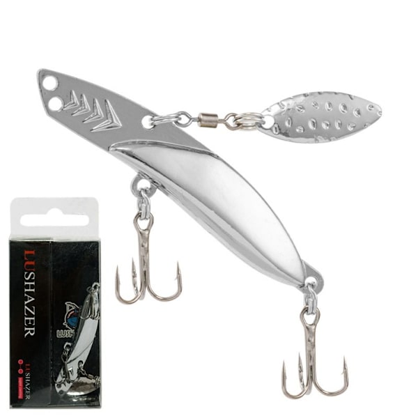 2st Metall VIB Blade Lure VIB Fiskedrag SILVER 15G Silver 15g