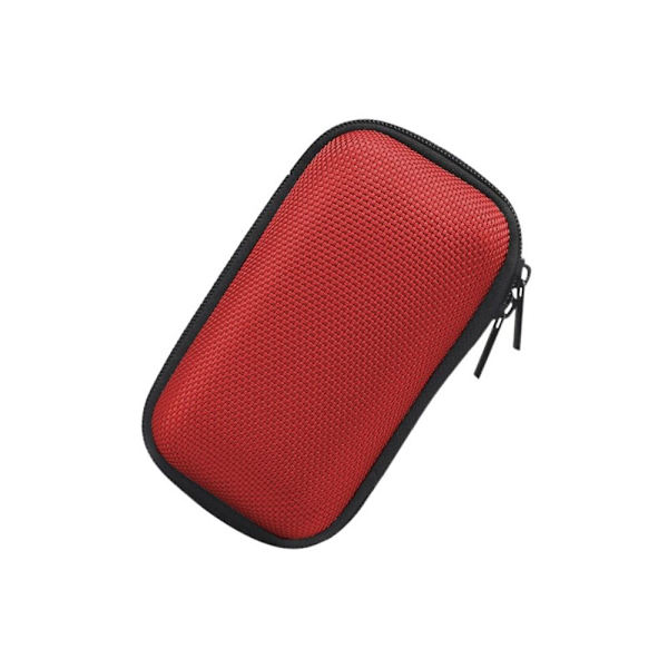 Digital Organizer Headset Case Box PUNAINEN Red