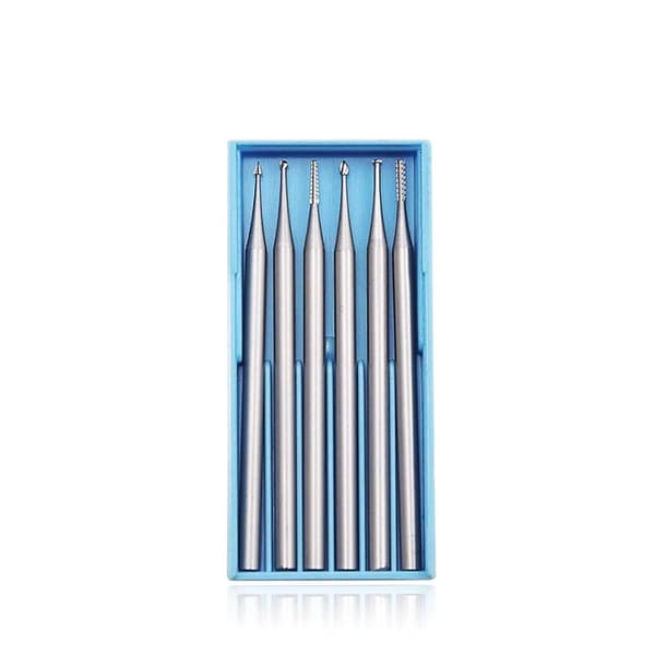6 STK Carbide Rotary Burrs Gravering Drill Bits Die Grinder
