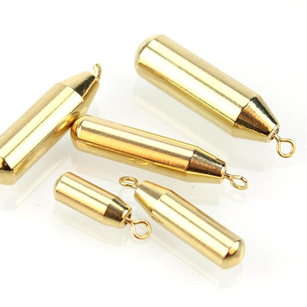 10 stk/parti Kobber Fiskebly fald Messing 1,8G 1,8G 1.8g