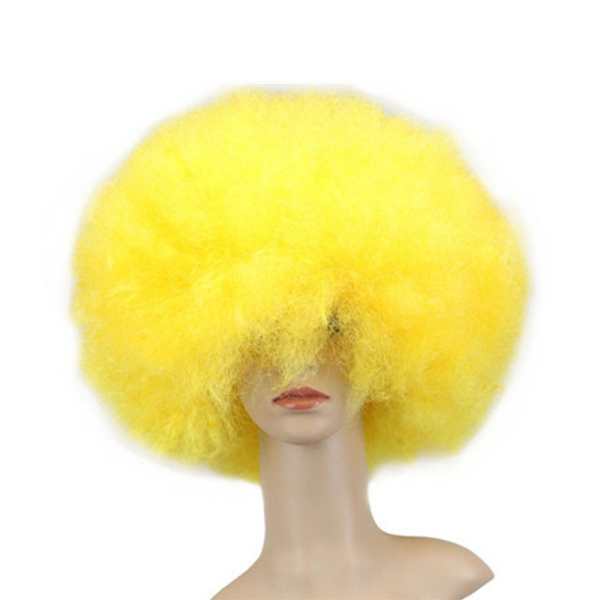 Afro Curly Wig Joker Hårcover BRUN brown