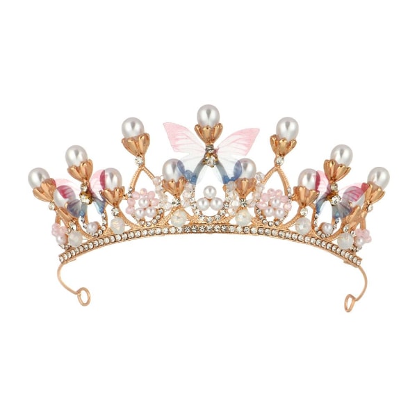 Prinsessekrone for jenter, bursdagskrystallkrone
