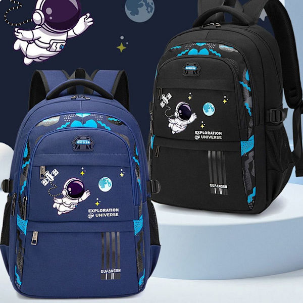 Børne Astronaut Rygsæk Børne Rygsæk SORT SMALL black small