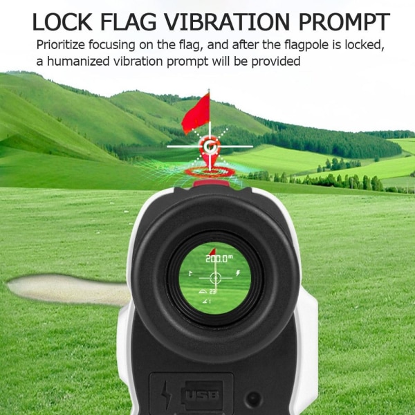 Golf Rangefinder Laser Range Finder Teleskooppi