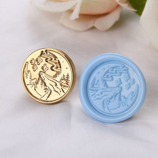 Seal Kobberhode Voks Seal Stempel 9 9 9