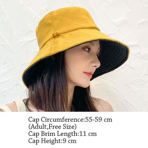 Bucket Hat Beach Cap ORANGE Orange