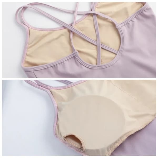 Balett Leotards Dans Camisole GRÅ L Grey L