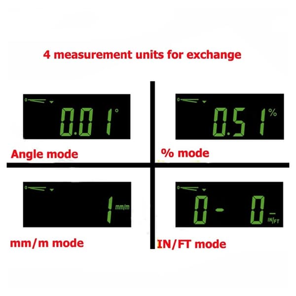 Digital vinkelmåler Tester Inclinometer Level Box