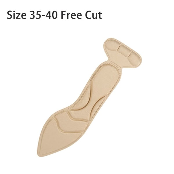 2Pair Insoles Hieronta KHAKI POINTED TIP POINT TIP khaki Pointed tip-Pointed tip