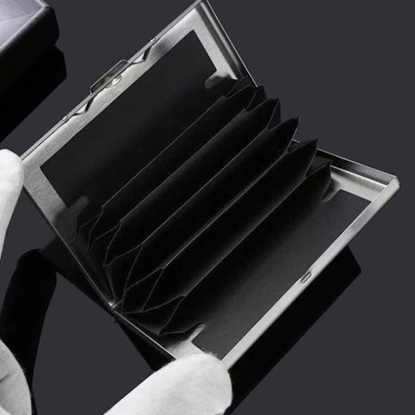 Kreditkortholder Metaletui Pung SORT SORT Black