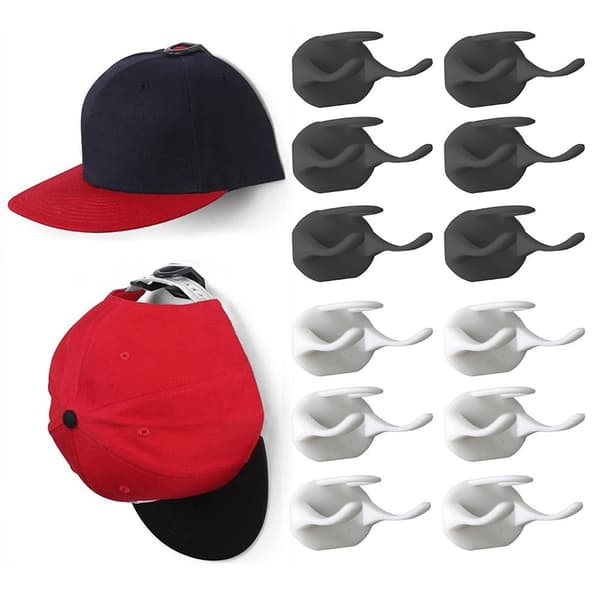 6kpl hattukoukku baseball- cap VALKOINEN White