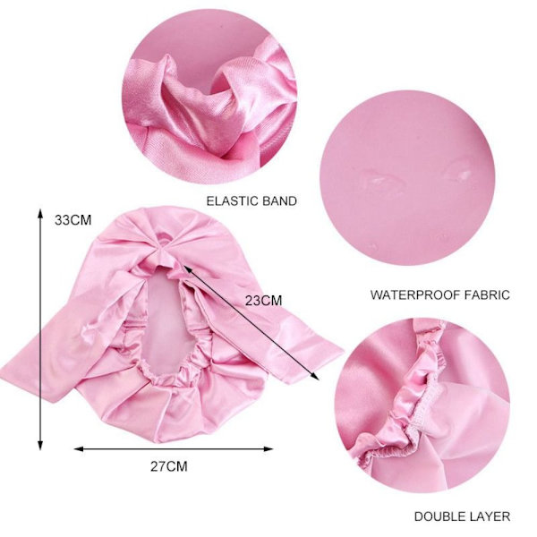 Cap Bath Hair Cap PINK PINK Pink