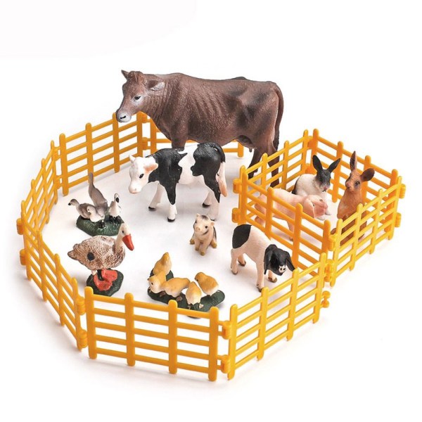 10/20ST Simulerad gårdsstängsel Set Faux Wood staket 3-10ST 3-10pcs